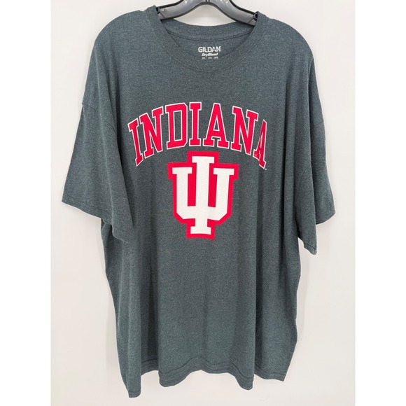 Gildan Other - Gildan Indiana Hoosiers Crimson White Graphic T Shirt Mens 2XL DryBlend